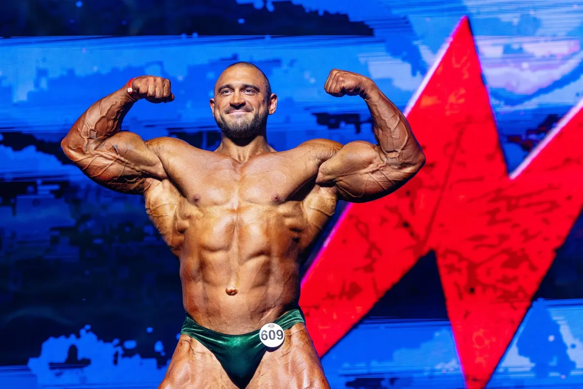Сергей Мандрик на сцене Siberian Power Show в Красноярске